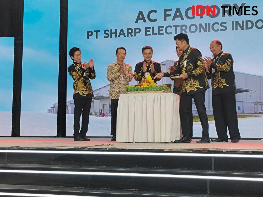 PT Sharp resmikan pabrik AC di Karawang. (IDN Times/Imam Faishal)