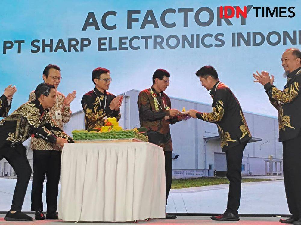 PT Sharp resmikan pabrik AC di Karawang. (IDN Times/Imam Faishal)