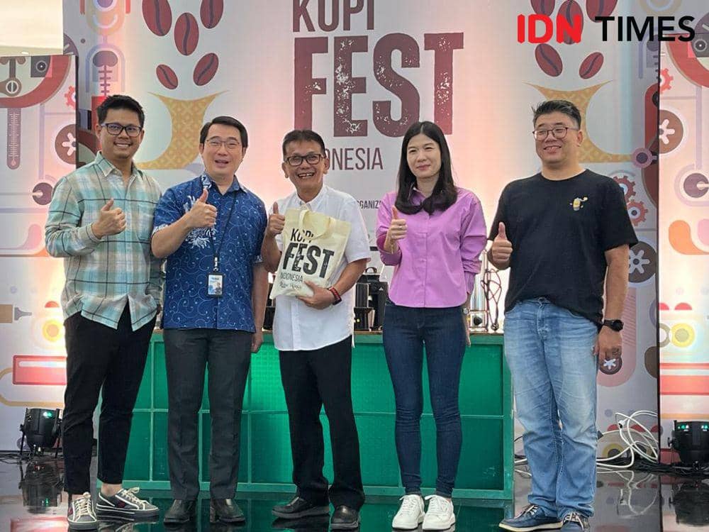 Pembukaan Kopi Festival Indonesia 2023 di The Park Mal Semarang, 23-27 Agustus 2023. (IDN Times/Anggun Puspitoningrum)