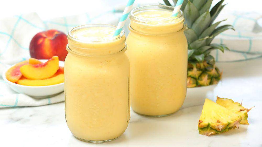 Smoothies Nanas Persik Mangga (youtube.com/The Domestic Geek)