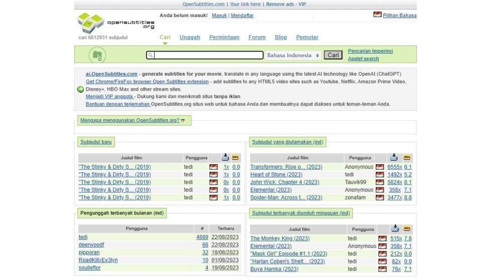 OpenSubtitles (dok. OpenSubtitles)