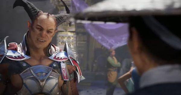 Raiden dan Shao bertatap muka ( Dok. Mortal Kombat / Mortal Kombat 1 )