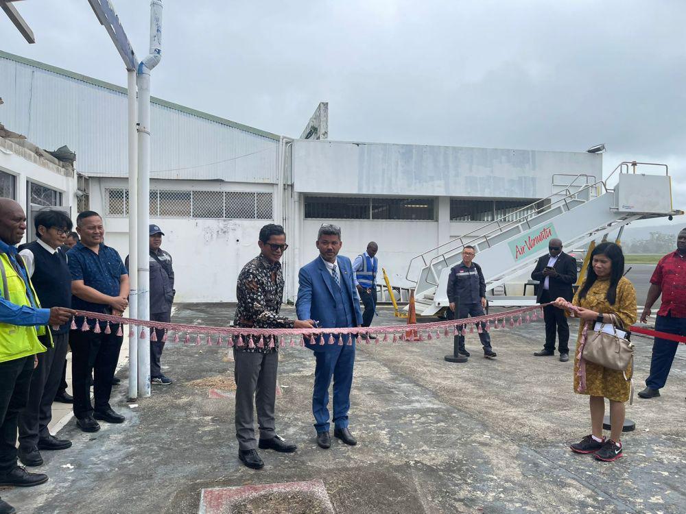 Indonesia Hibah Bantuan Renovasi Gedung VIP Bandara Vanuatu