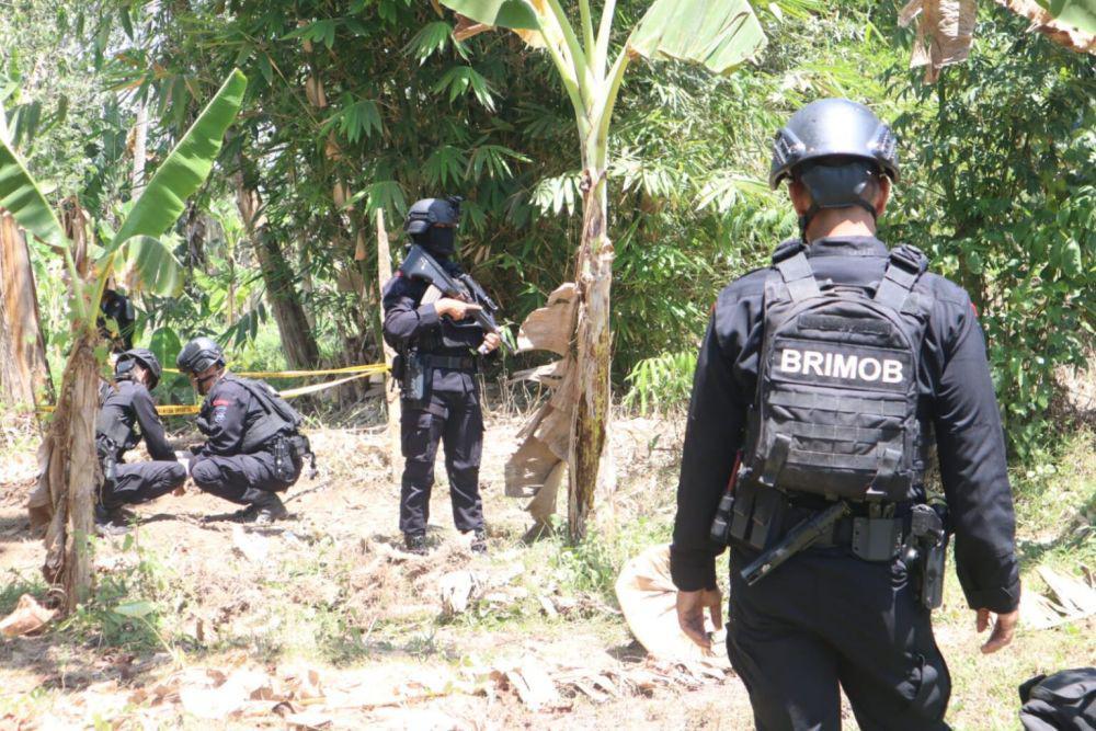 Polisi Musnahkan Granat Temuan Warga di Gowa