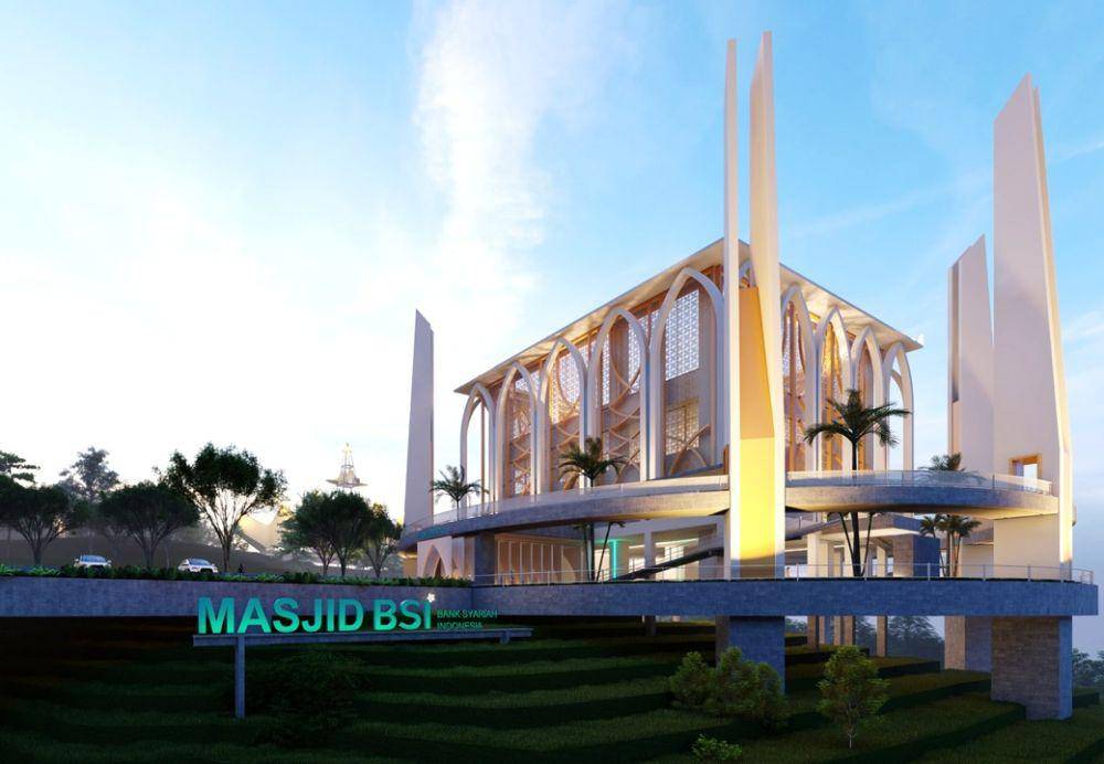 Masjid BSI di Kawasan Bakauheni Harbour City (BHC) (Dok. ASDP)