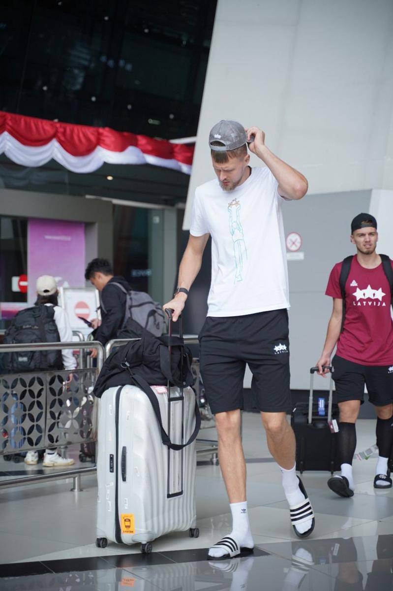 Skuad Latvia untuk Piala Dunia Basket 2023. (dok. LOC Piala Dunia Basket 2023)