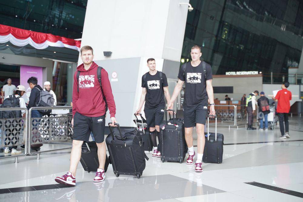 Skuad Latvia untuk Piala Dunia Basket 2023. (dok. LOC Piala Dunia Basket 2023)