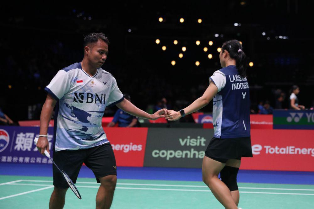 Rehan/Lisa KO, Ganda Campuran Indonesia Habis di Kejuaraan Dunia 2023