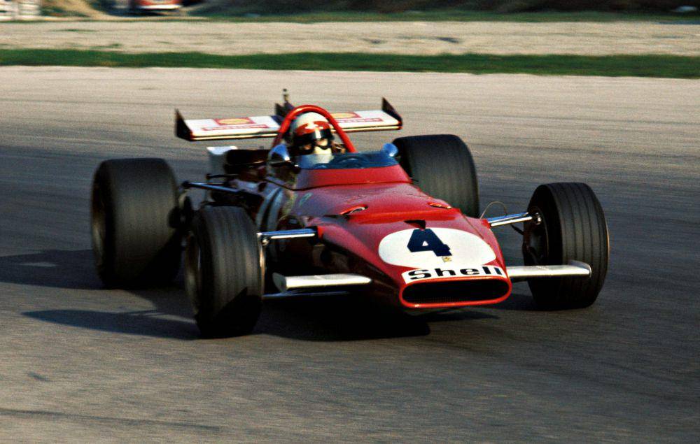 Clay Regazzoni menjuarai GP Italia 1970 dengan mengendarai mobil Ferrari 312 B. (twitter.com/Formula 1)