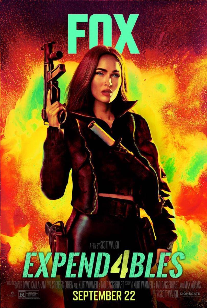 Poster Megan Fox ( Dok. Lionsgate / The Expandables 4 )