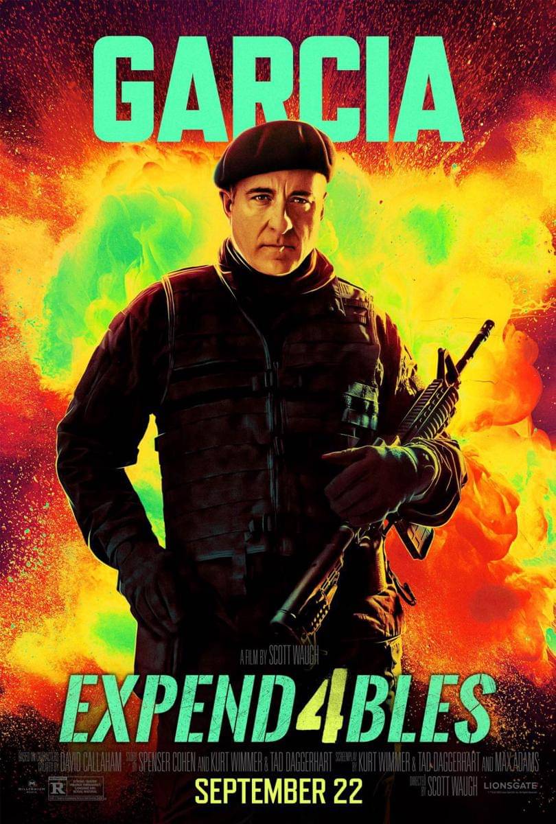 Poster Garcia sebagai Marsh ( Dok. Lionsgate / The Expandables 4 )