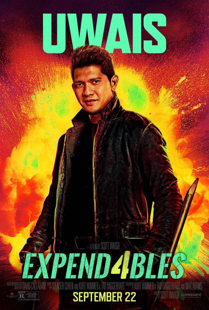 Poster Iko Uwais sebagai Rahmat ( Dok. Lionsgate / The Expandables 4 )