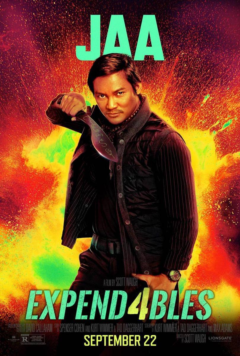 Poster Tony Jaa dalam film ( Dok. Lionsgate / The Expandables 4 )