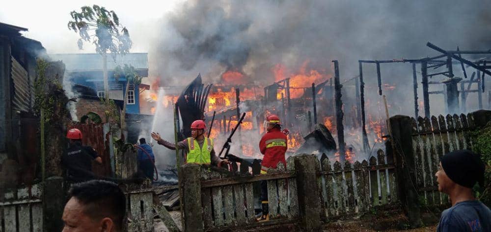 Empat Rumah di Balikpapan Hangus Terbakar, Satu Orang Ditemukan Tewas