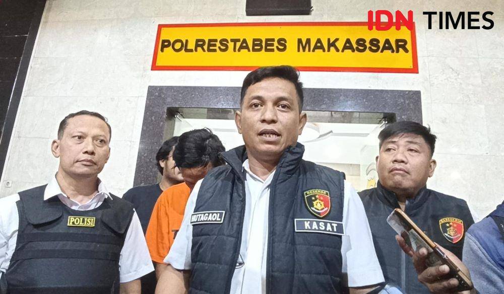 Kasat Reskrim Polrestabes Makassar, AKBP Ridwan J.M Hutagaol. (Dahrul Amri/IDN Times Sulsel)