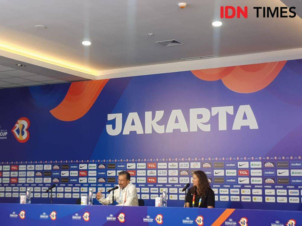 Pelatih timnas basket Latvia, Luca Banchi (IDN TImes/Margith Juita Damanik)