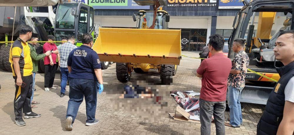 Mekanik Alat Berat Tewas Tertimpa Buldoser di Palembang