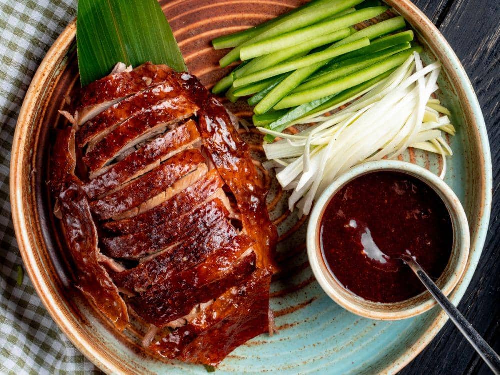 ilustrasi bebek peking