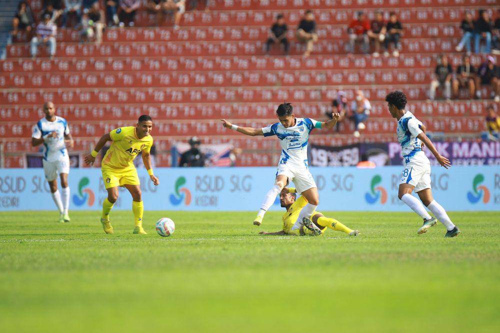 Pertandingan PSIS Semarang melawan Persik Kediri di BRI Liga 1 2023/2024 di Stadion Brawijaya Kediri, Jumat (25/8/2023). (dok. PSIS)