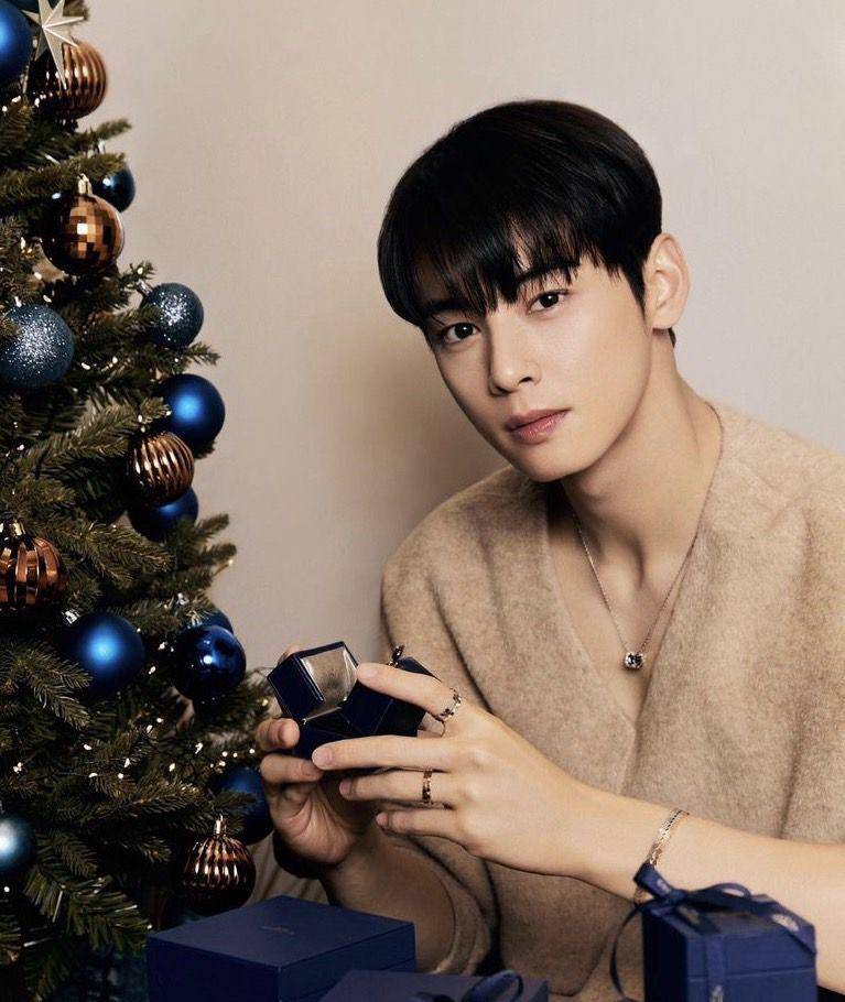 potret Cha Eun Woo jadi satu idol yang turut main Bubble (instagram.com/eunwo.o_c)
