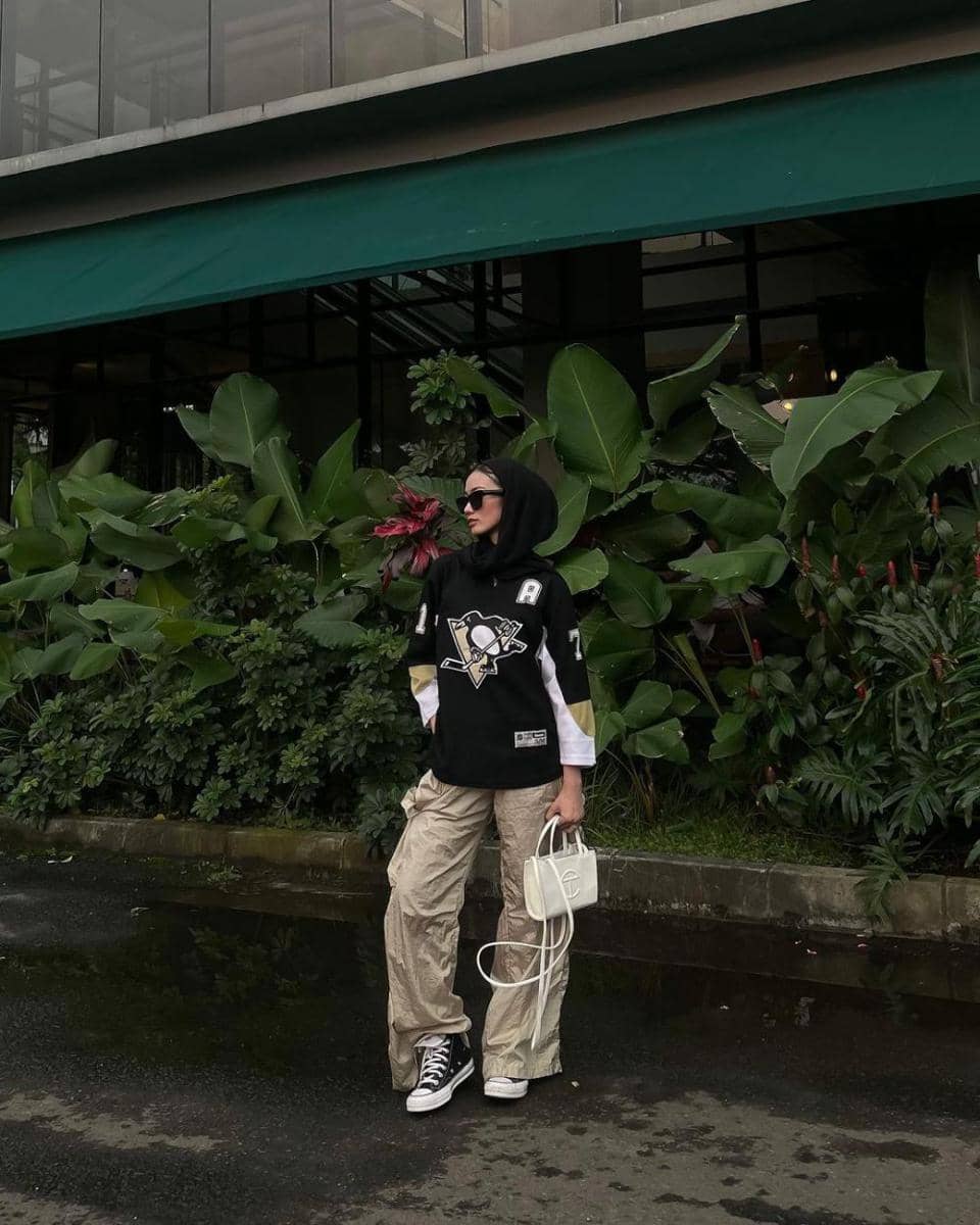 Look Boyish ala Andini Ajeng (instagram.com/andiniajengg)