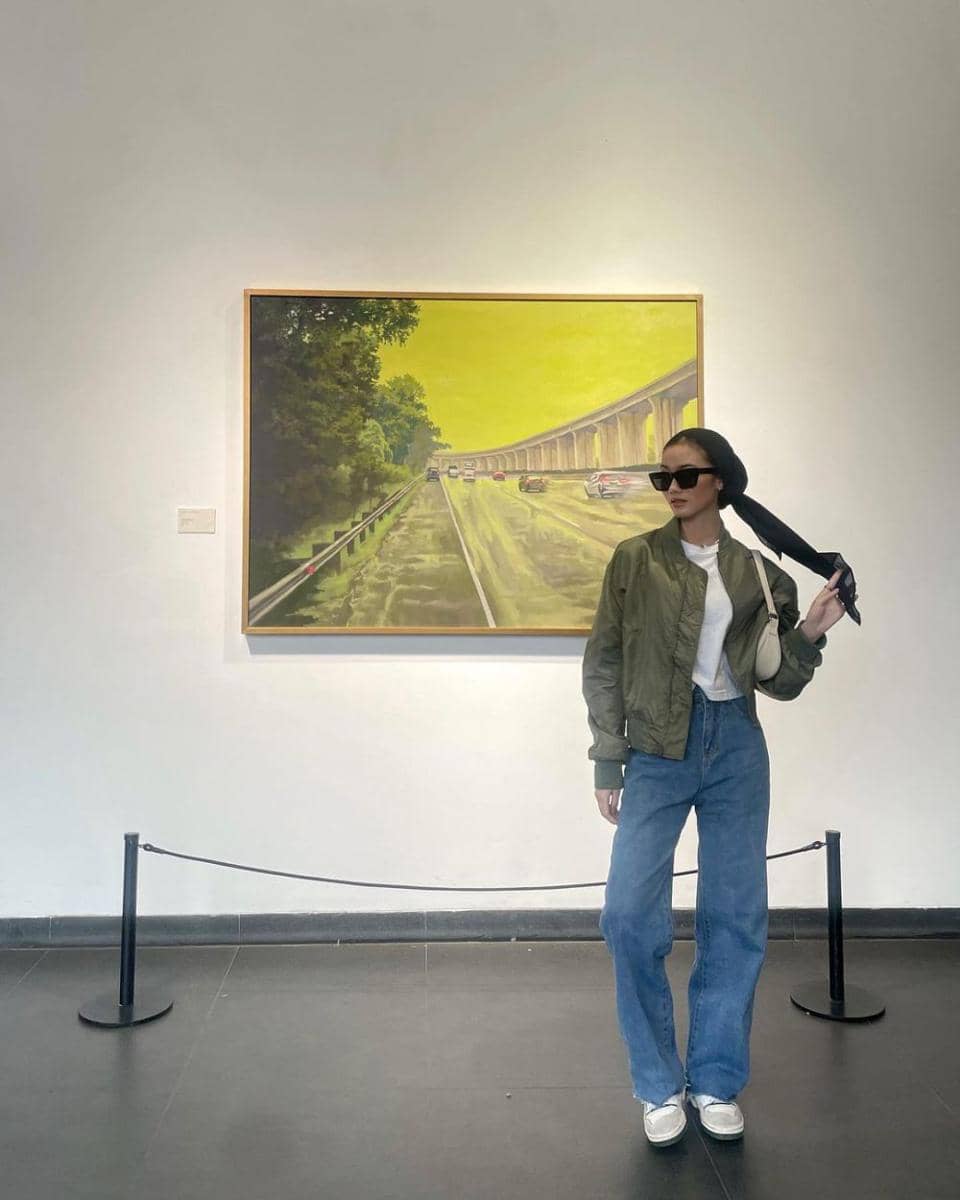 Look Boyish ala Andini Ajeng (instagram.com/andiniajengg)