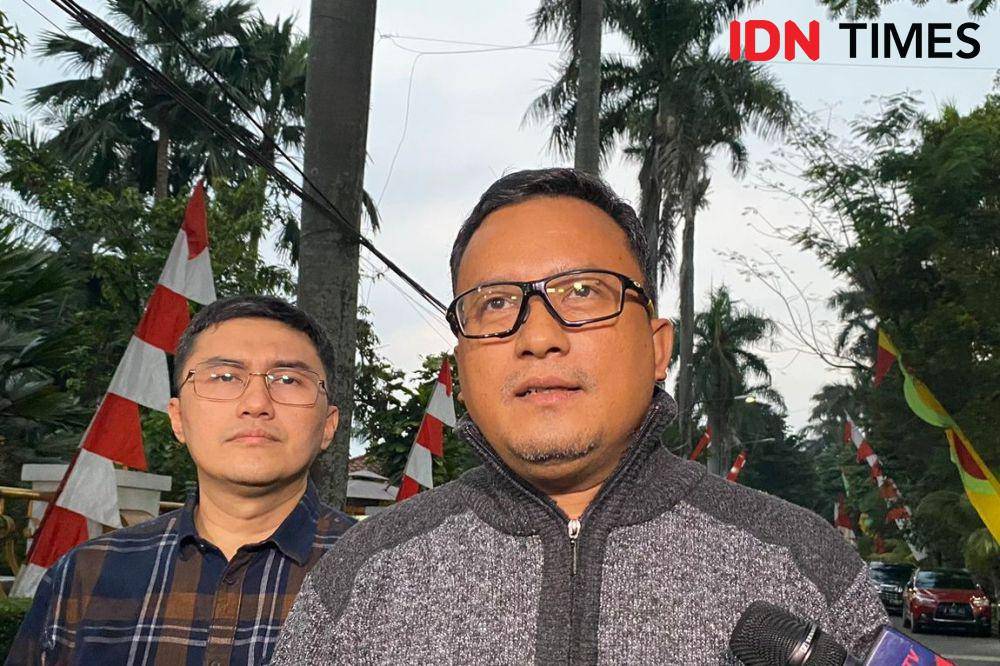 Wasekjen Partai Demokrat Renanda Bachtar buka suara terkait pertemuan Anies Baswedan, Tim 8, dan SBY. (IDN Times/Amir Faisol)