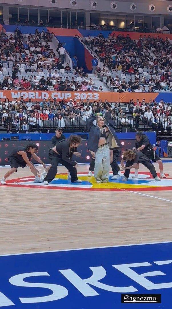 artis tampil opening ceremony Piala Basket 2023 (instagram.com/bclsinclair)