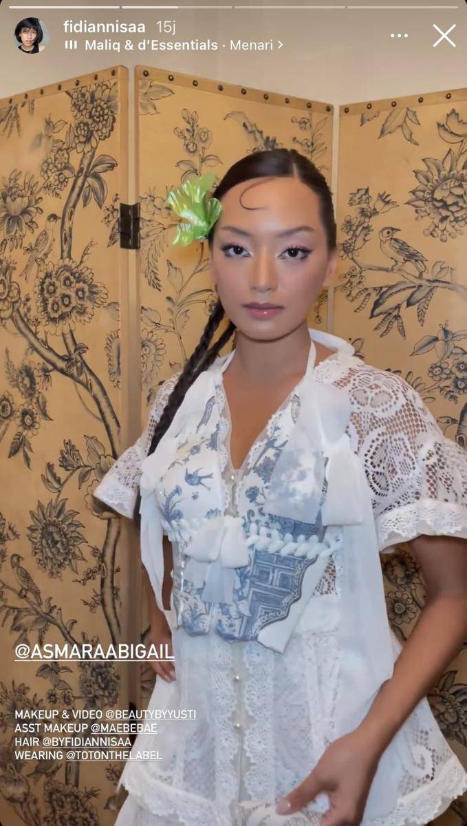 potret artis di red carpet MACAN Gala (Instagram.com/fidiannisaa)
