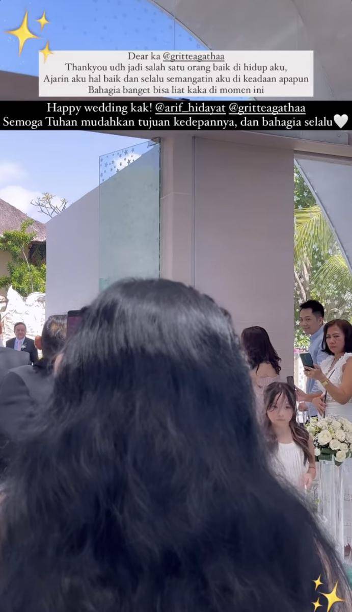 potret Gempita jadi bridesmaid di pernikahan Gritte Agatha dan Arif Hidayat (Instagram.com/itsme.frisllyherlind)