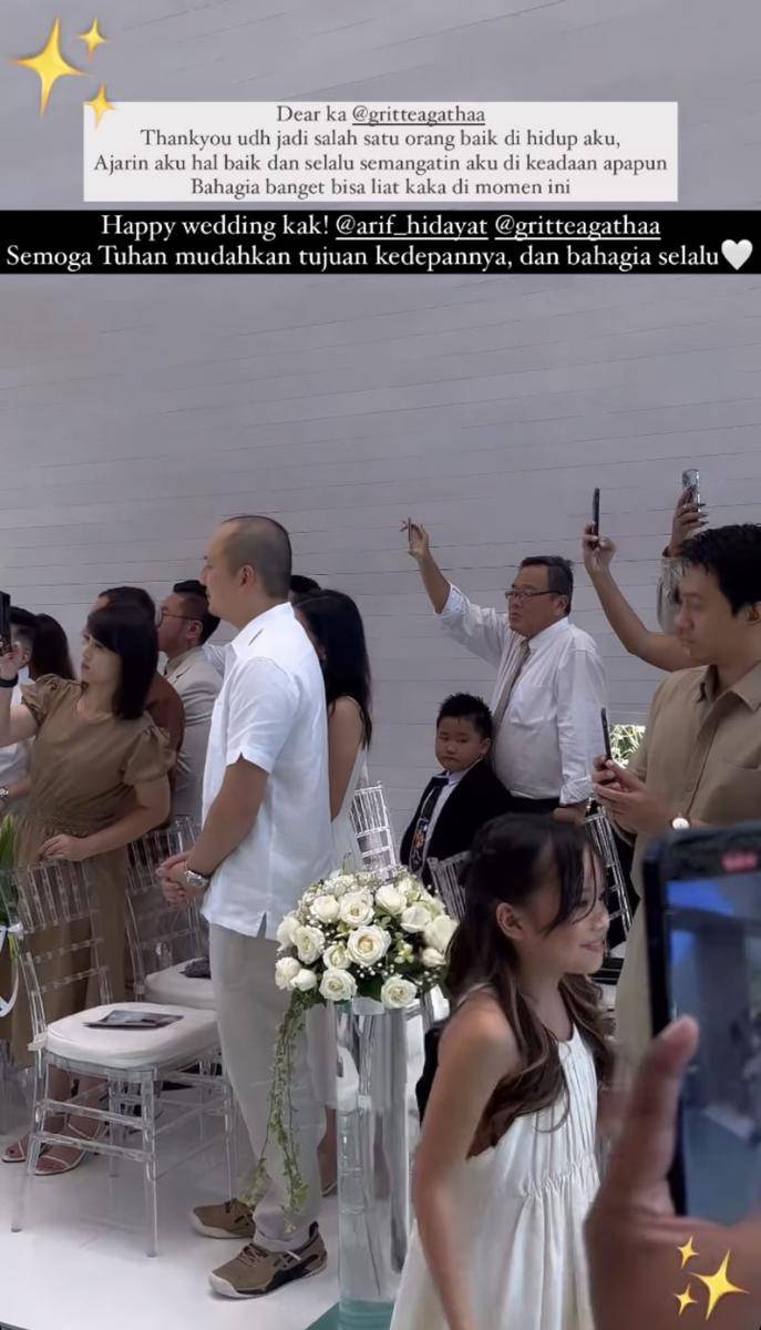 potret Gempita jadi bridesmaid di pernikahan Gritte Agatha dan Arif Hidayat (Instagram.com/itsme.frisllyherlind)