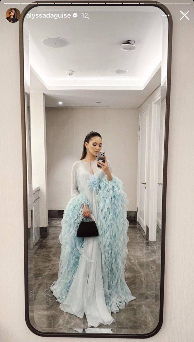 potret artis di red carpet MACAN Gala (Instagram.com/alyssadaguise)