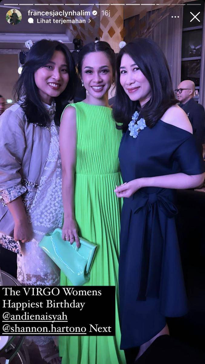 potret artis di red carpet MACAN Gala 2023 (Instagram.com/francesjaclynhalim)