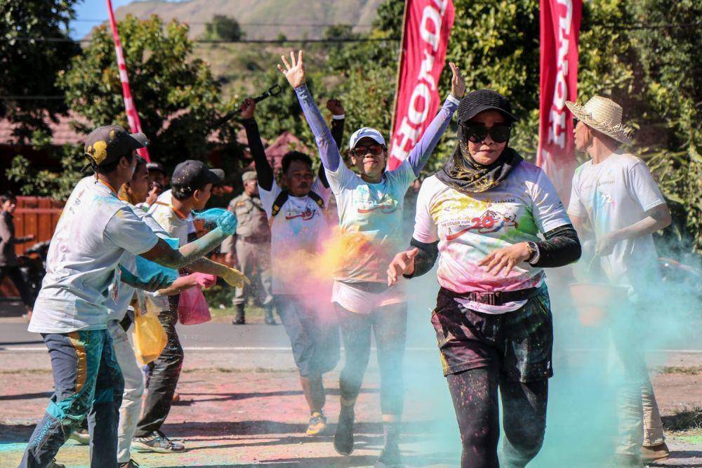 Ilustrasi Rinjani Color Run 2022. (dok. Istimewa)