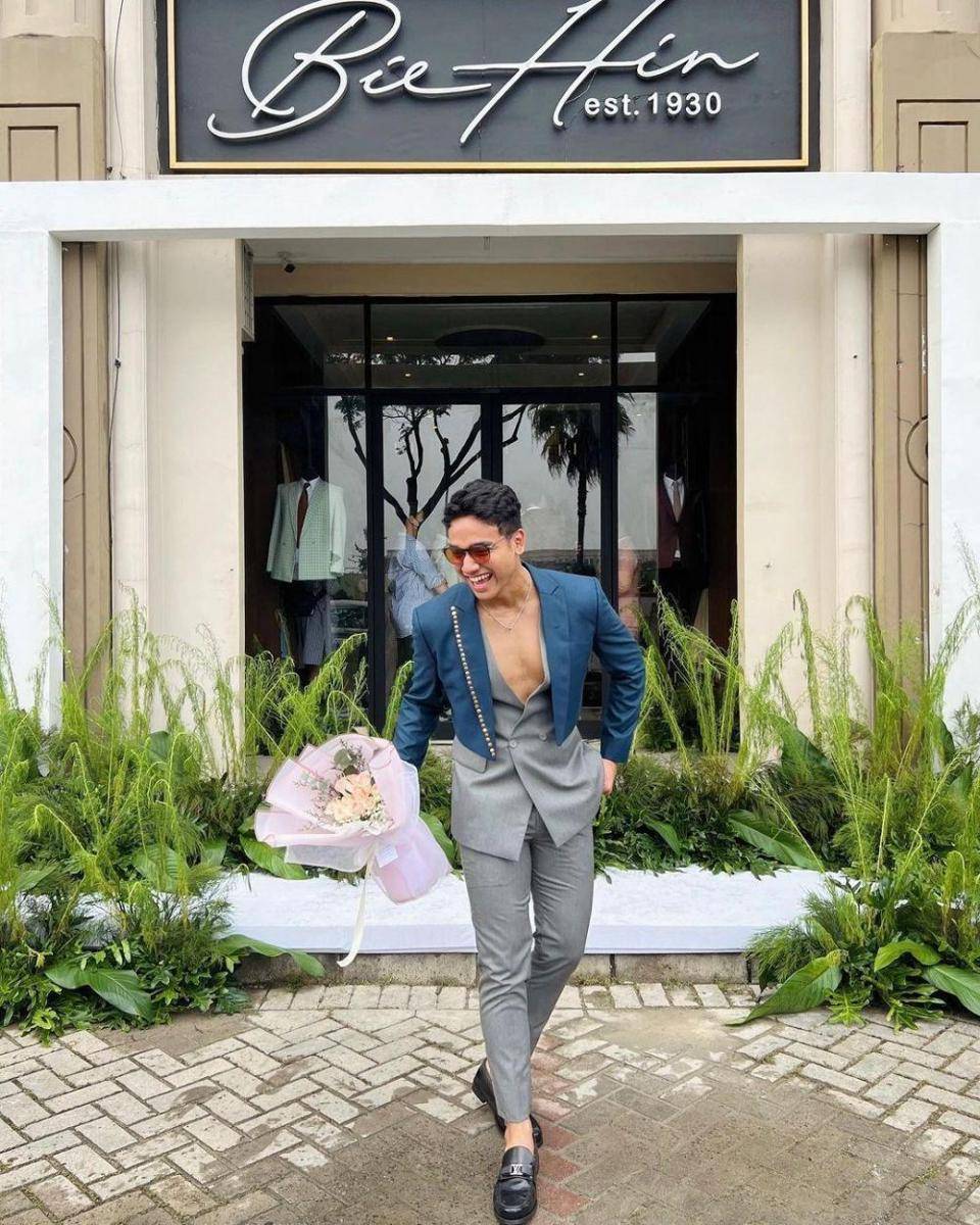 baju kondangan cowok ala Fadly Faisal (instagram.com/fadlyfsl_)