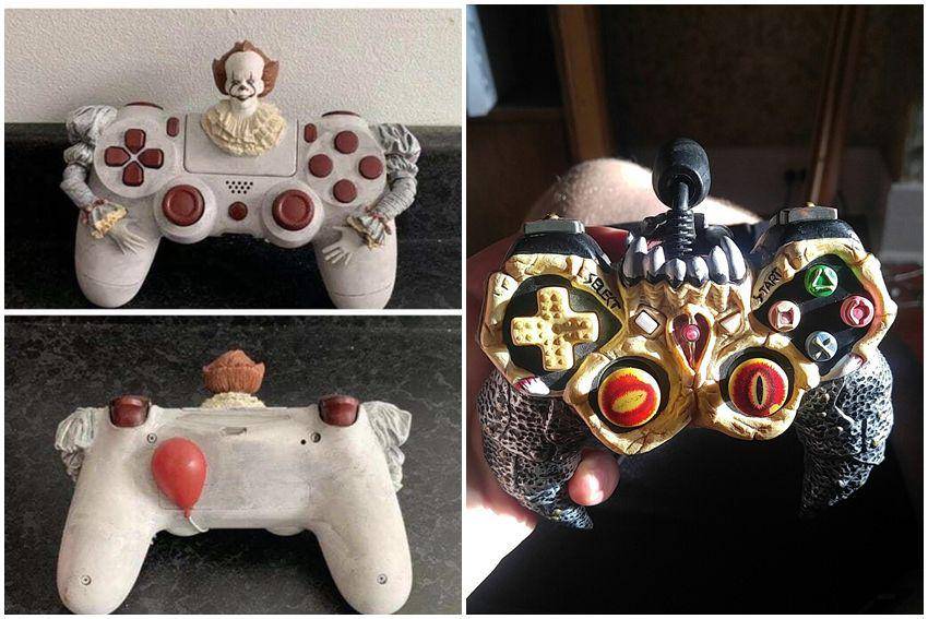 kolase potret desain stik game nyentrik (reddit.com/user/mattman2301 | reddit.com/user/ThePlacidAcid)