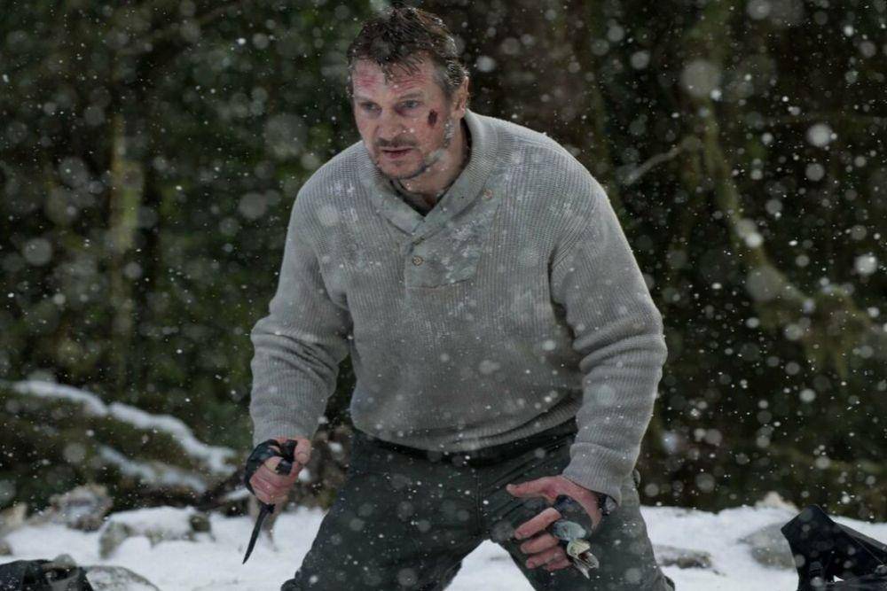 Liam Neeson dalam film The Grey (dok. Scott Free Productions/The Grey)