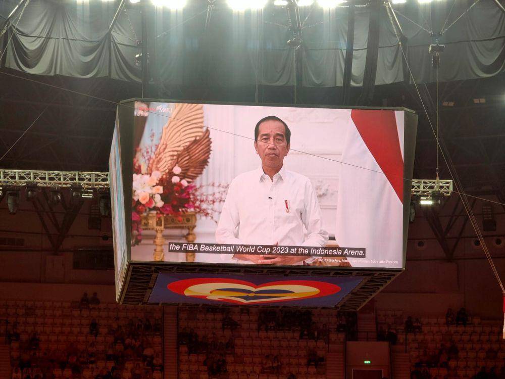 Presiden Jokowi di pembukaan Piala Dunia Basket 2023. (Dok. Istimewa)