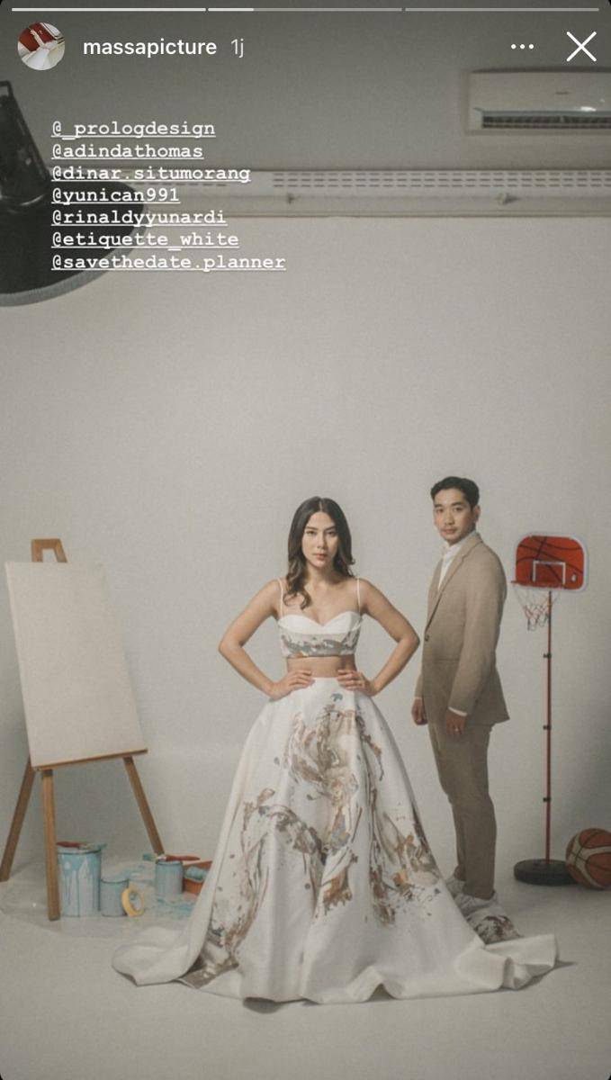 potret prewedding Adinda Thomas dan Raka Akmal (Instagram.com/massapicture)