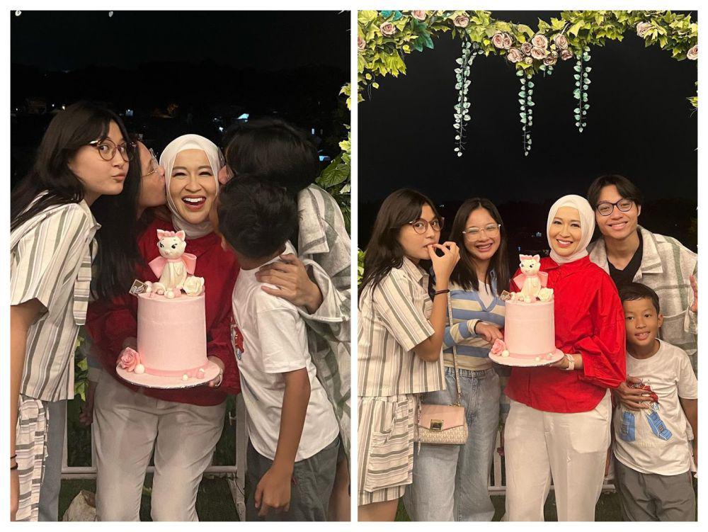 Ini 7 Potret Kejutan Ulang Tahun Okie Agustina, Tanpa Sang Suami!