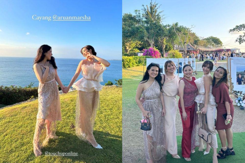 9 Potret Tamu Artis yang Hadir di Pernikahan Gritte Agatha dan Arif