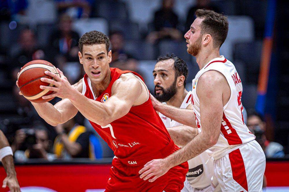 Kanada lawan Lebanon di Piala Dunia Basket 2023. (Dok. FIBA)