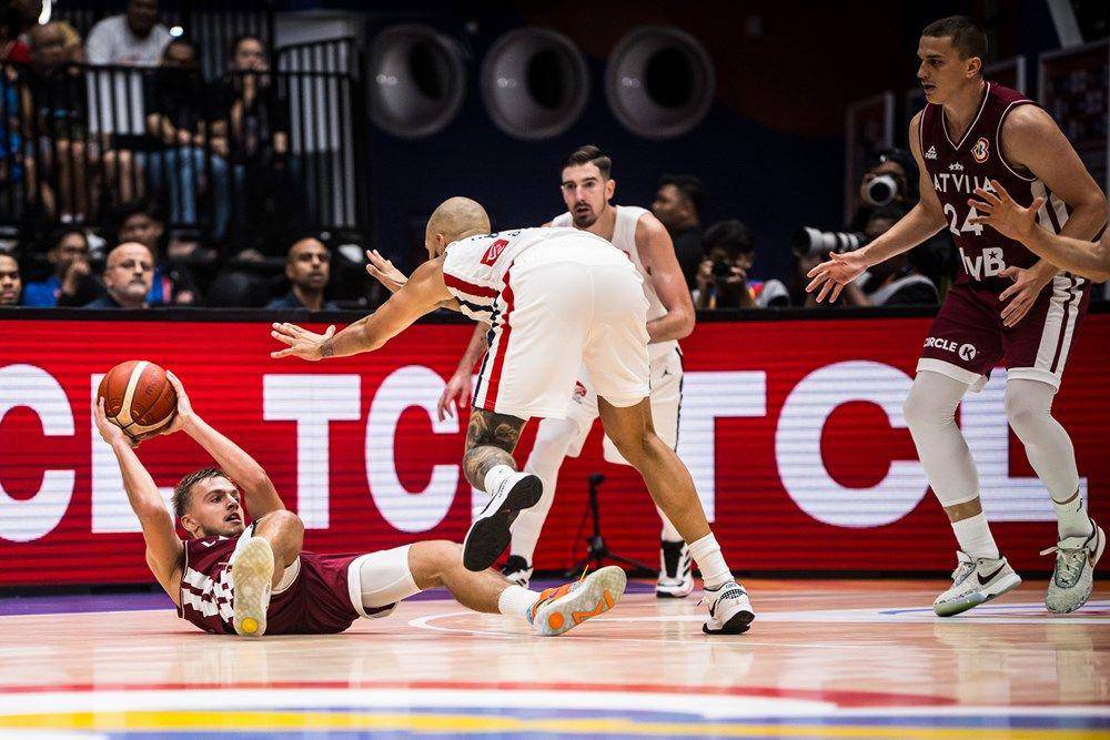 Prancis vs Latvia di Piala Dunia Basket 2023. (Dok. FIBA)