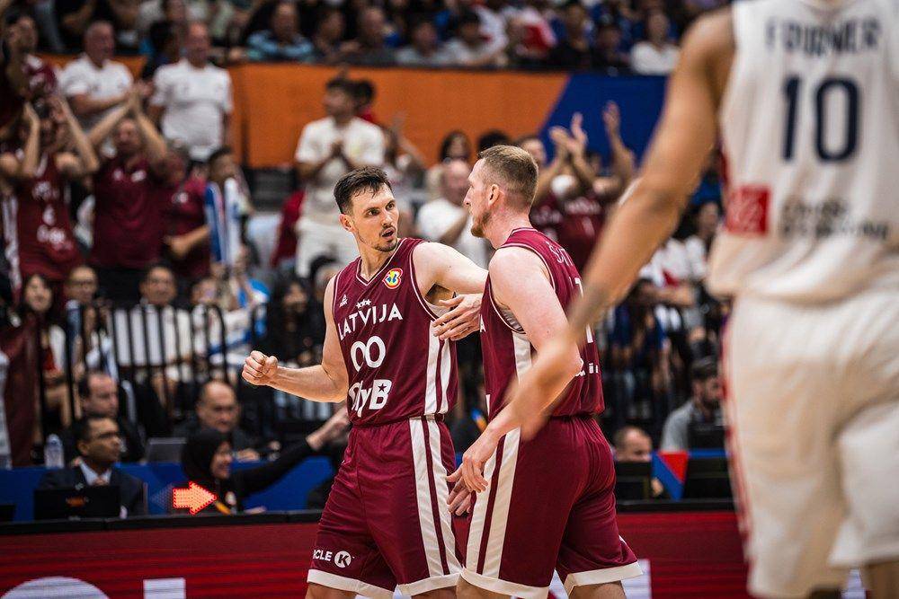 Prancis vs Latvia di Piala Dunia Basket 2023. (Dok. FIBA)