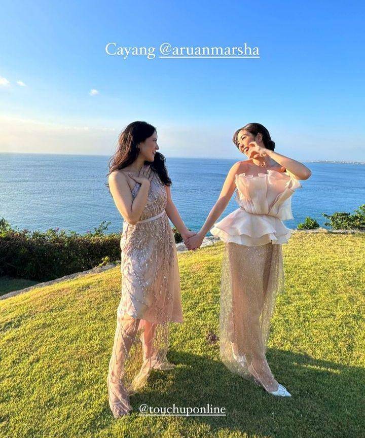 Tamu pernikahan Gritte (Instagram.com/gisel_la)