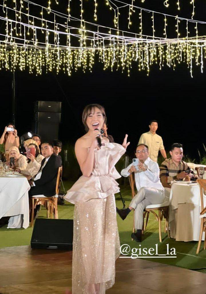 Tamu pernikahan Gritte (Instagram.com/gisel_la)