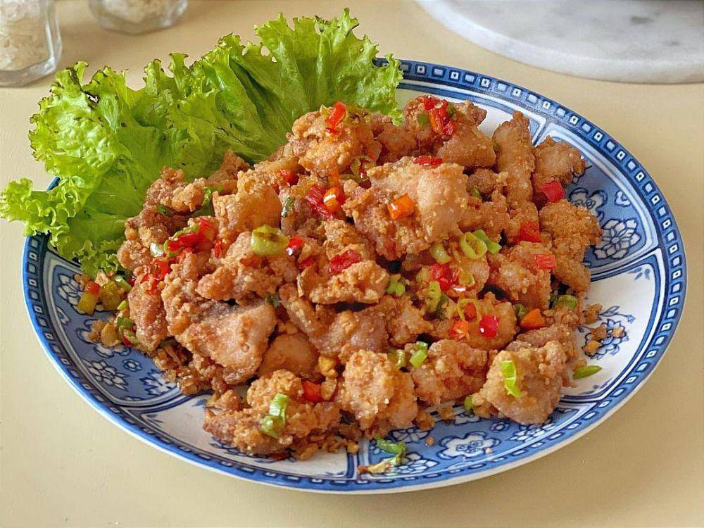 ilustrasi ayam crispy cabe garam (Instagram.com/koh_aming)