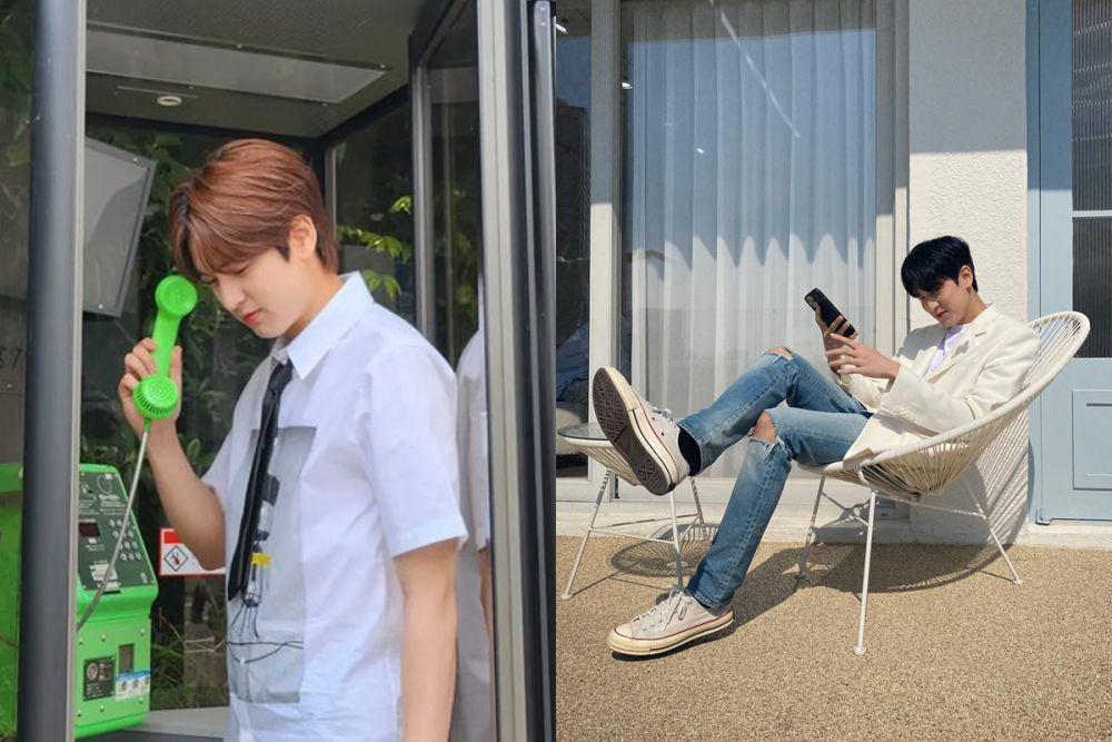 7 Ide OOTD Traveling ala Chanwoo iKON, Comfy dan Fashionable!