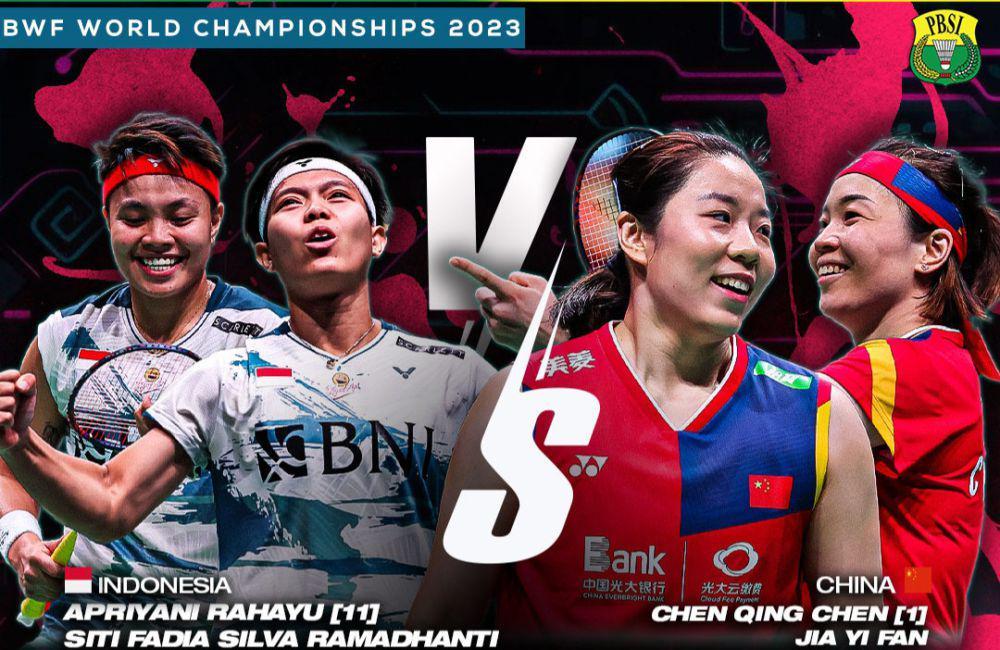 5 Kekalahan Apriyani/Fadia atas Chen/Jia di Turnamen BWF