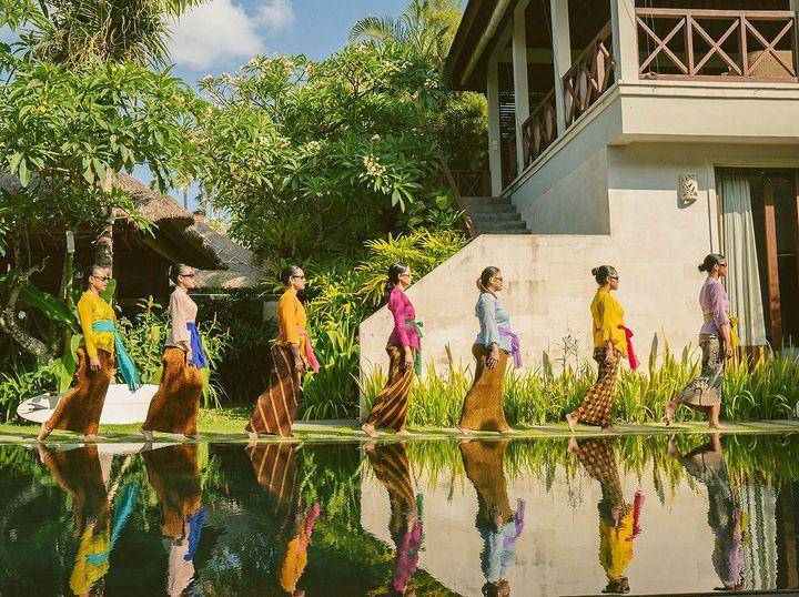 pemotretan Maudy Ayunda di bridal shower sahabat (instagram.com/maudyayunda)